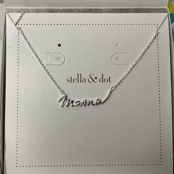 Stella & Dot Mama necklace - Silver plated NWT - Picture 2 of 5